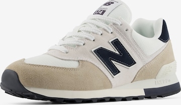 Baskets basses '574' new balance en gris : devant