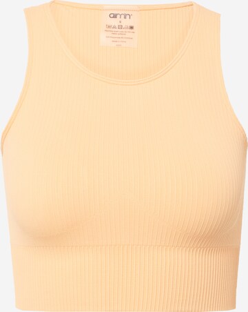 aim'n Sports top in Orange: front