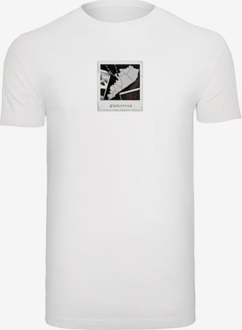 T-Shirt 'Glamorous Memory' Mister Tee en blanc : devant