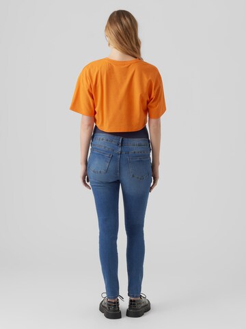 MAMALICIOUS T-Shirt 'Kay' in Orange