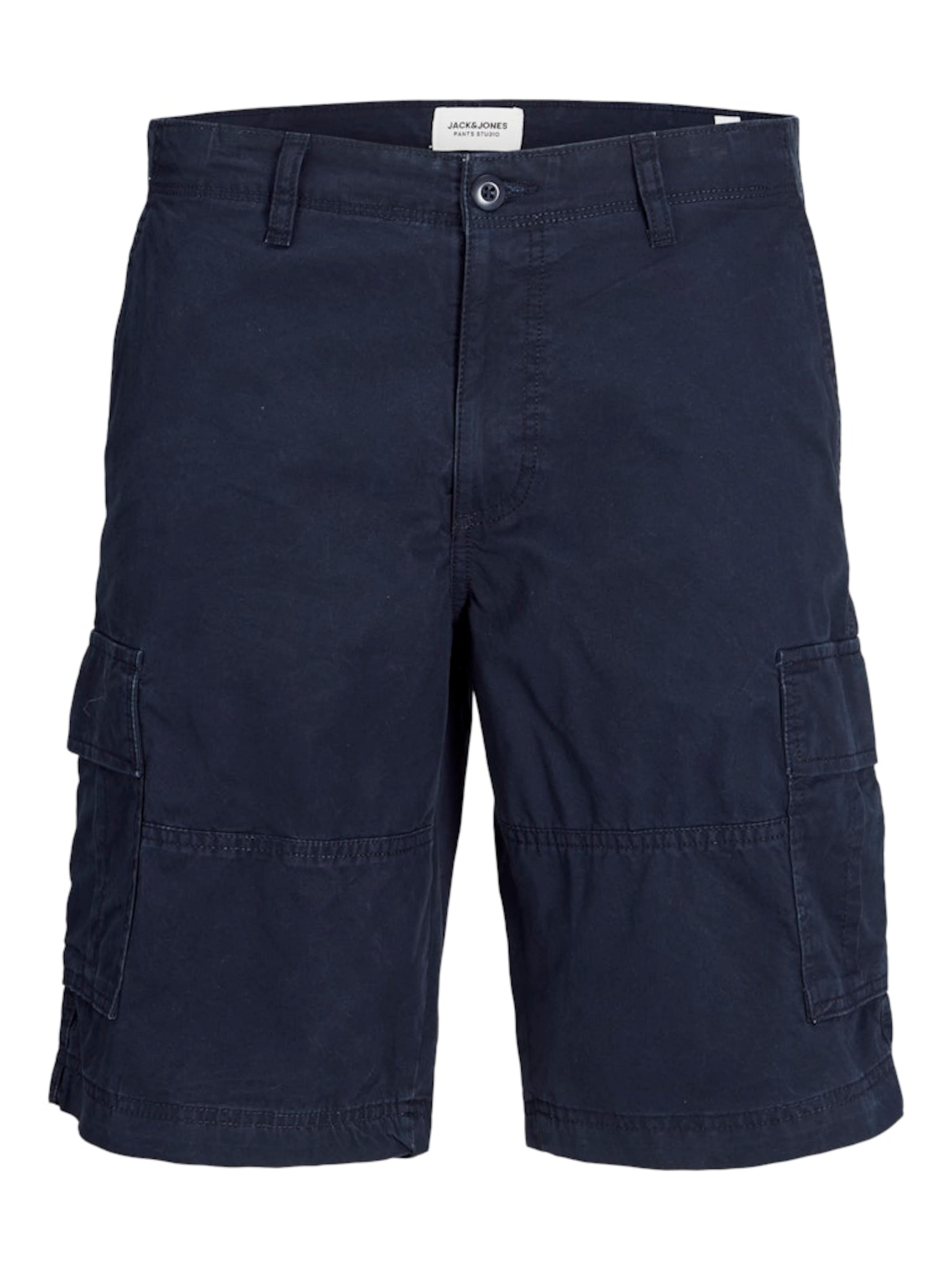 JACK & JONES - Pantalón cargo 'JPSTCOLE MATEO' en azul: frente