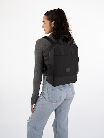 Johnny Urban Backpack in Black: front