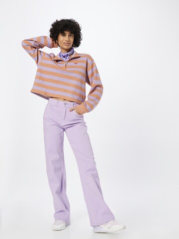 ROXY Sweatshirt 'CAREFREE VIBE' in Braun