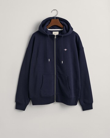 GANT Sweatjacke in Blau: Vorderseite