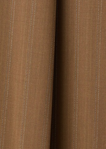 MANGO Wide leg Pleat-Front Pants 'Systeck' in Brown