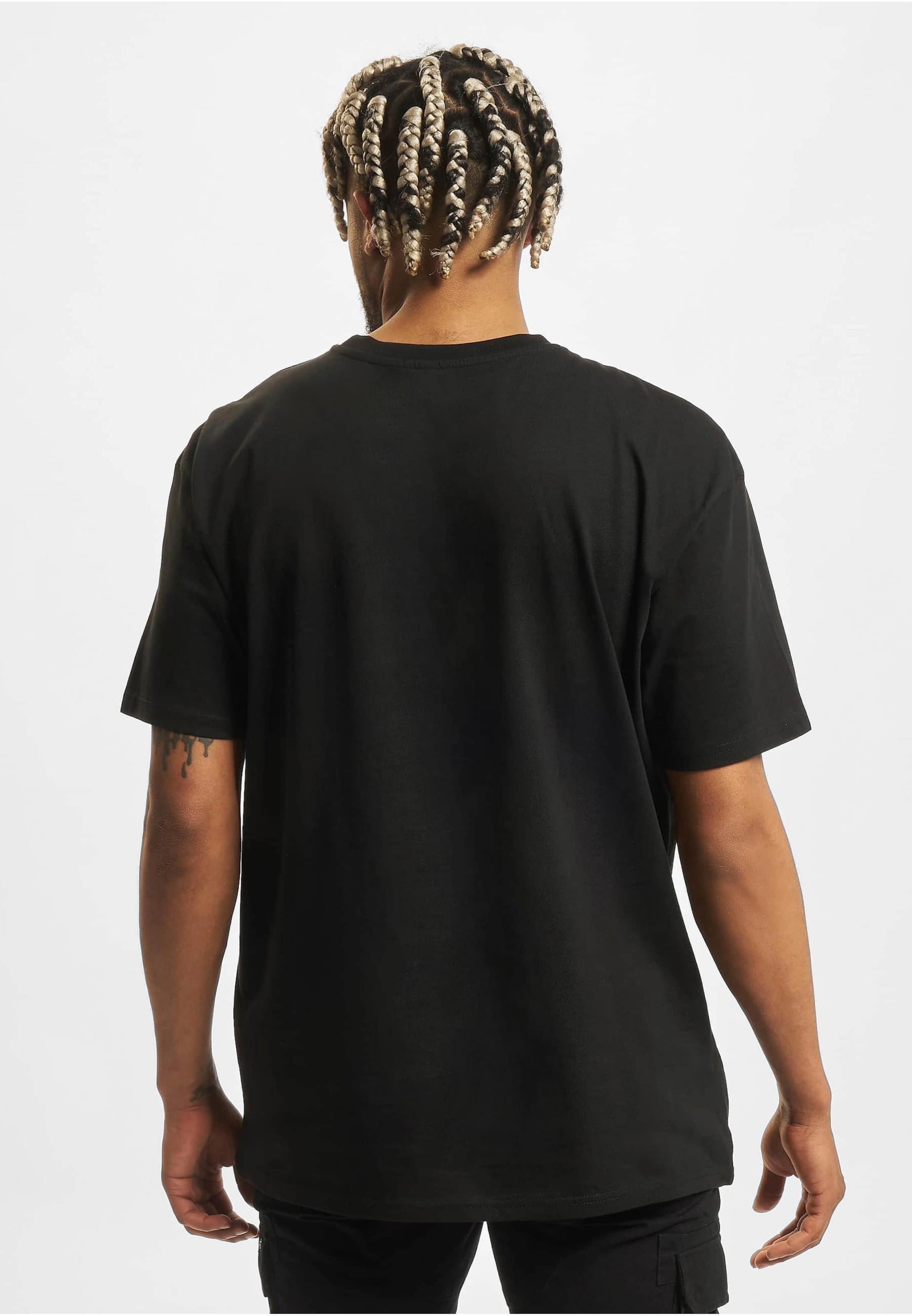 Mister Tee Shirt 'Flashing Lights' in Black