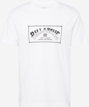 BILLABONG Тениска в бяло: отпред