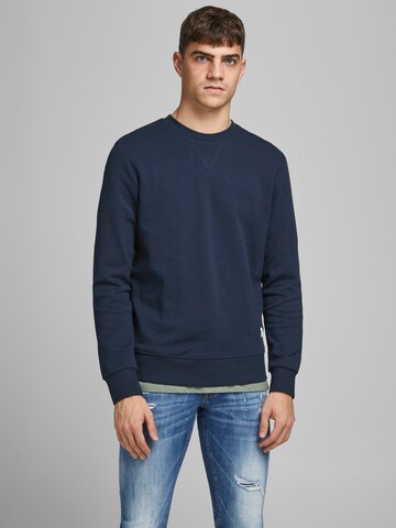 JACK & JONES Tréning póló - kék: elől