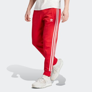 ADIDAS ORIGINALS Tapered Trousers 'Adicolor Classics' in Red: front