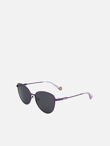 Polaroid Sonnenbrille in Lila: Vorderseite
