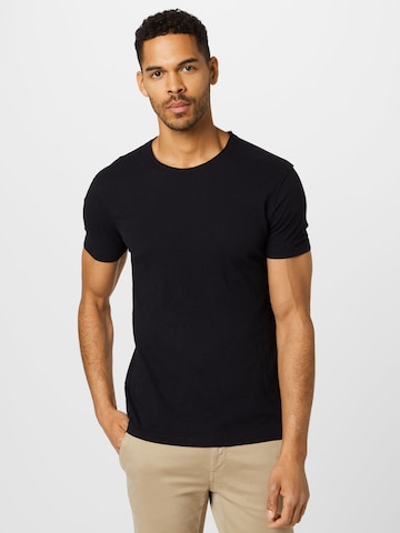 T-Shirt AllSaints en noir : devant