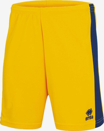 Errea Sports trousers in Yellow: front