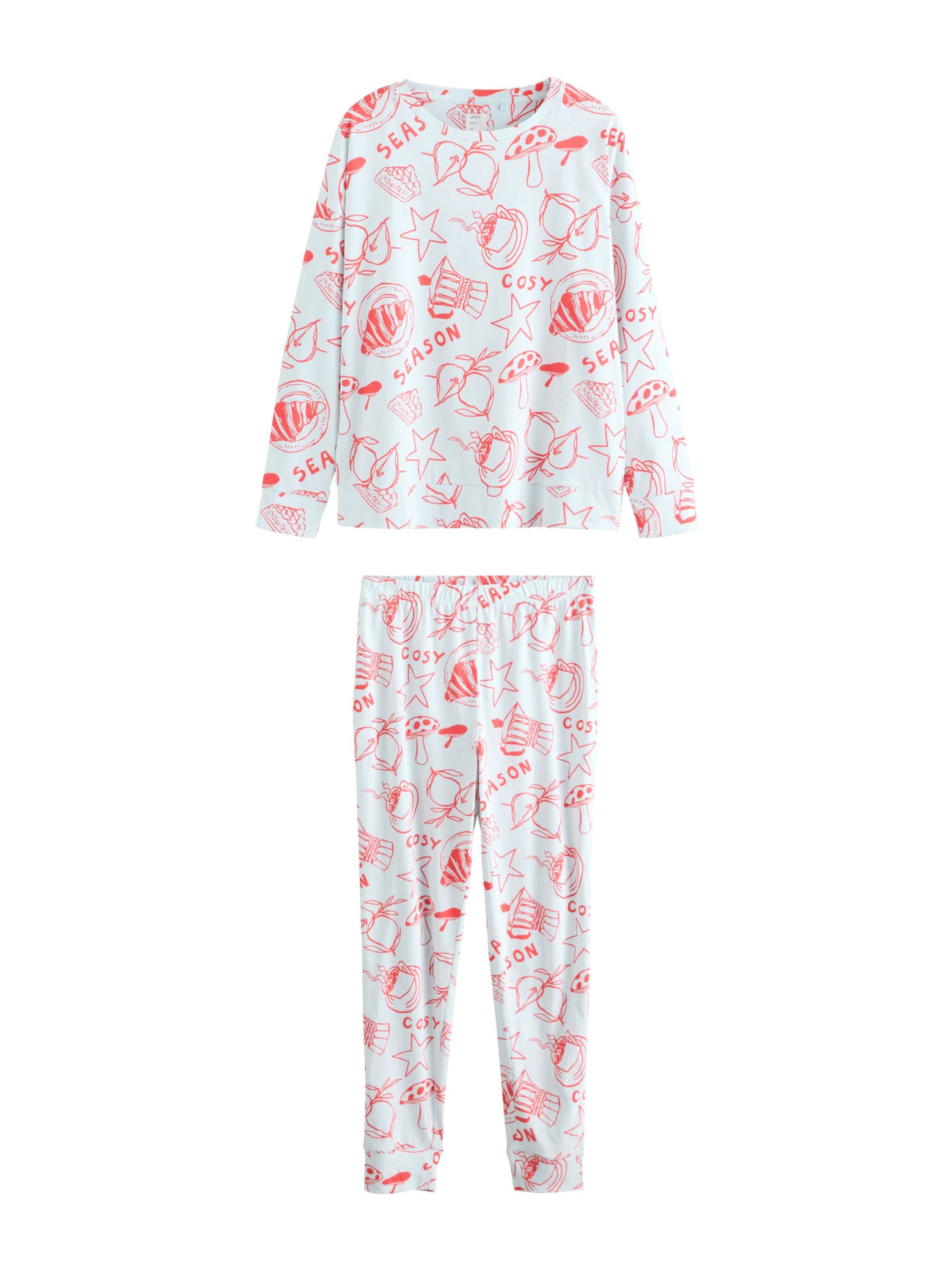 Next Πιτζάμα σε μπλε: μπροστά