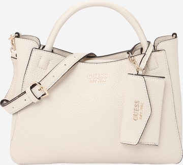 GUESS Сумки 'BRENTON SML GIRLFRIEND SATCHEL' в Бежевый: спереди