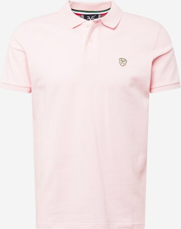 19V69 ITALIA Shirt 'Felt' in Roze: voorkant
