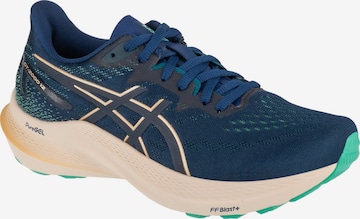 Chaussure de course 'GT-2000 12' ASICS en bleu : devant