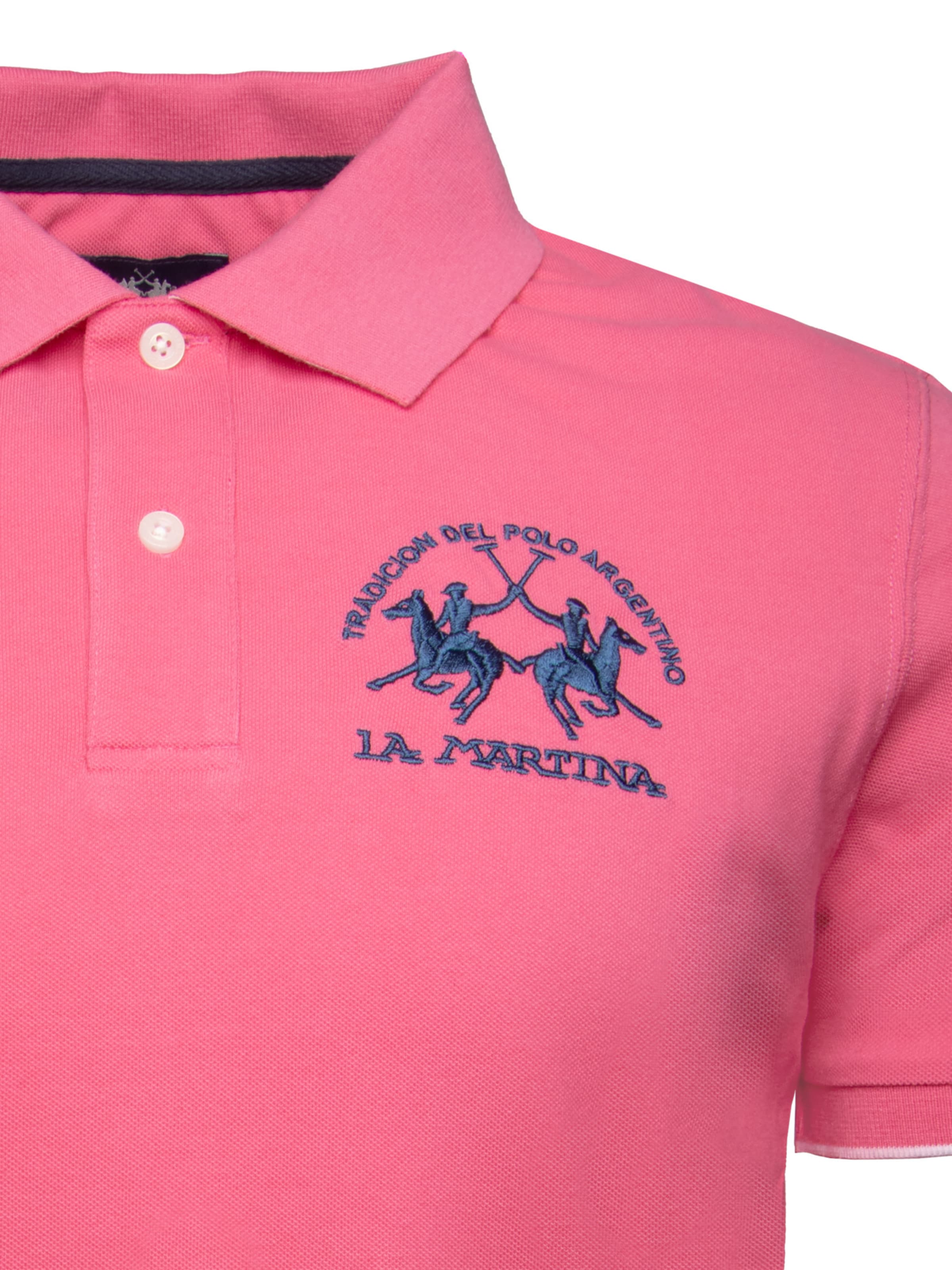 La Martina Poloshirt in Rot