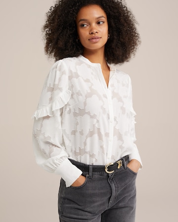 Camicia da donna di WE Fashion in bianco: frontale