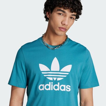 T-Shirt 'Adicolor Classics Trefoil' ADIDAS ORIGINALS en bleu