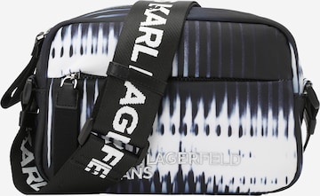 juoda KARL LAGERFELD JEANS Rankinė su ilgu dirželiu 'ESSENTIAL': priekis