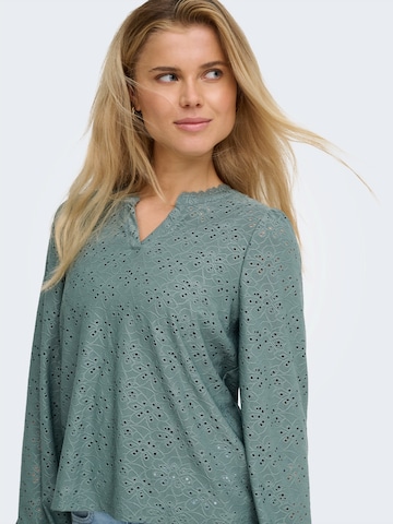 ONLY Bluza 'ONLSMilla' | zelena barva: ob strani