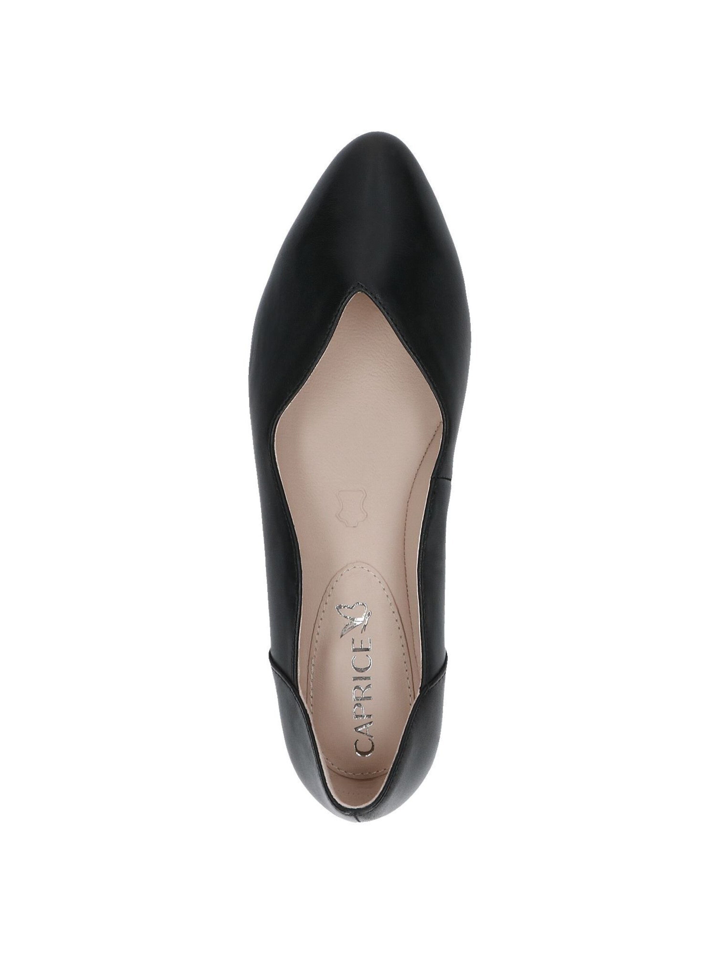 CAPRICE Ballet Flats in Black