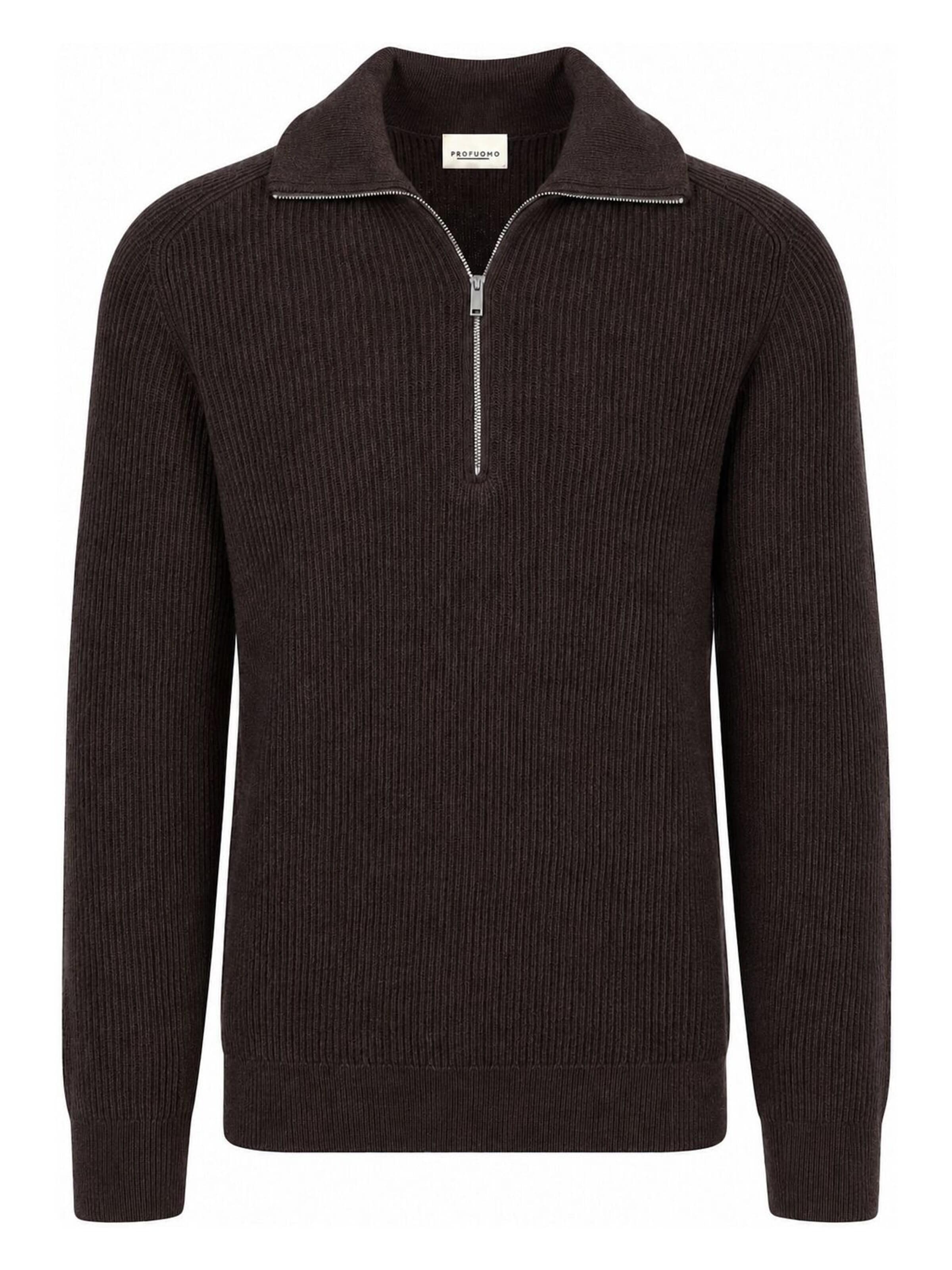Profuomo Shirt in Brown: front