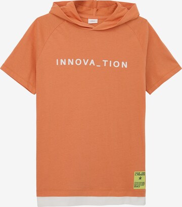 T-Shirt s.Oliver en orange : devant