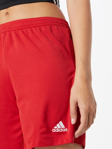Regular Pantalon de sport 'Entrada 22' ADIDAS PERFORMANCE en rouge