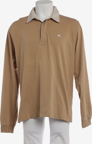 BURBERRY Freizeithemd / Shirt / Polohemd langarm XL in Braun: Vorderseite