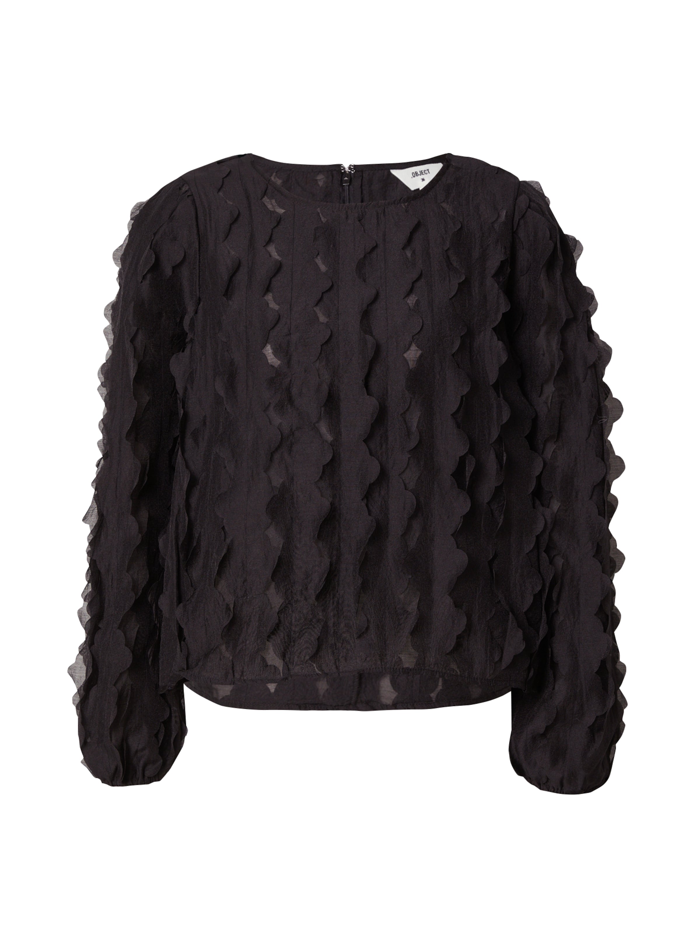 OBJECT Bluse in Schwarz: Vorderseite