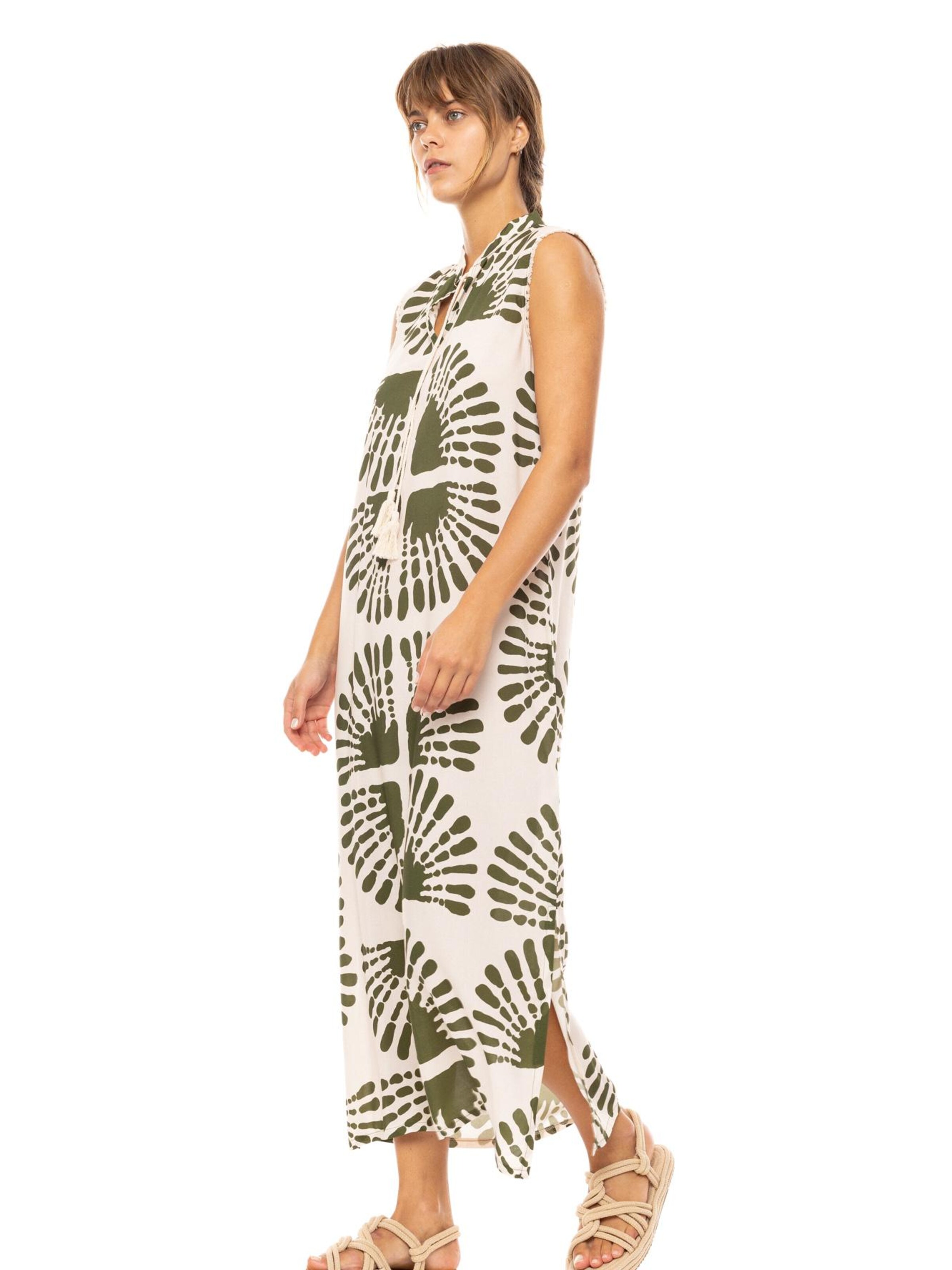 Abito estivo 'BEACHWEAR LONG JADE SAFARI' di Pink Label in verde