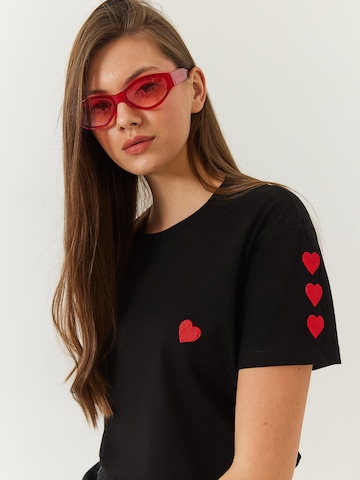 juoda Bianco Lucci Marškinėliai