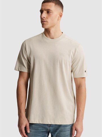 Maglietta 'T-shirt in jersey with back artwork' di CAST IRON in grigio