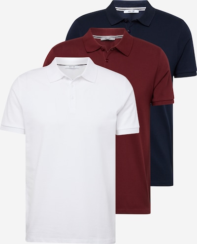 ABOUT YOU T-Shirt 'Robin' en bleu marine / bordeaux / blanc, Vue avec produit