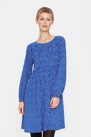 SAINT TROPEZ - Vestido 'Gisla' em azul: frente