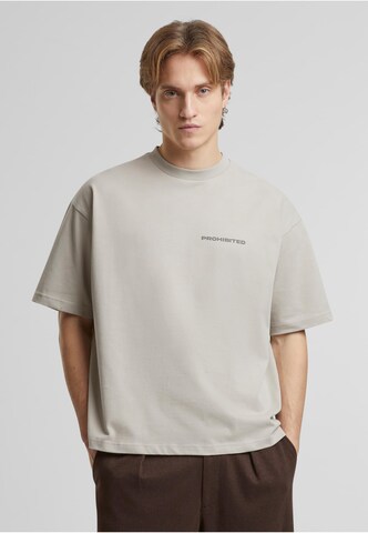 Prohibited T-Shirt in Grau: Vorderseite