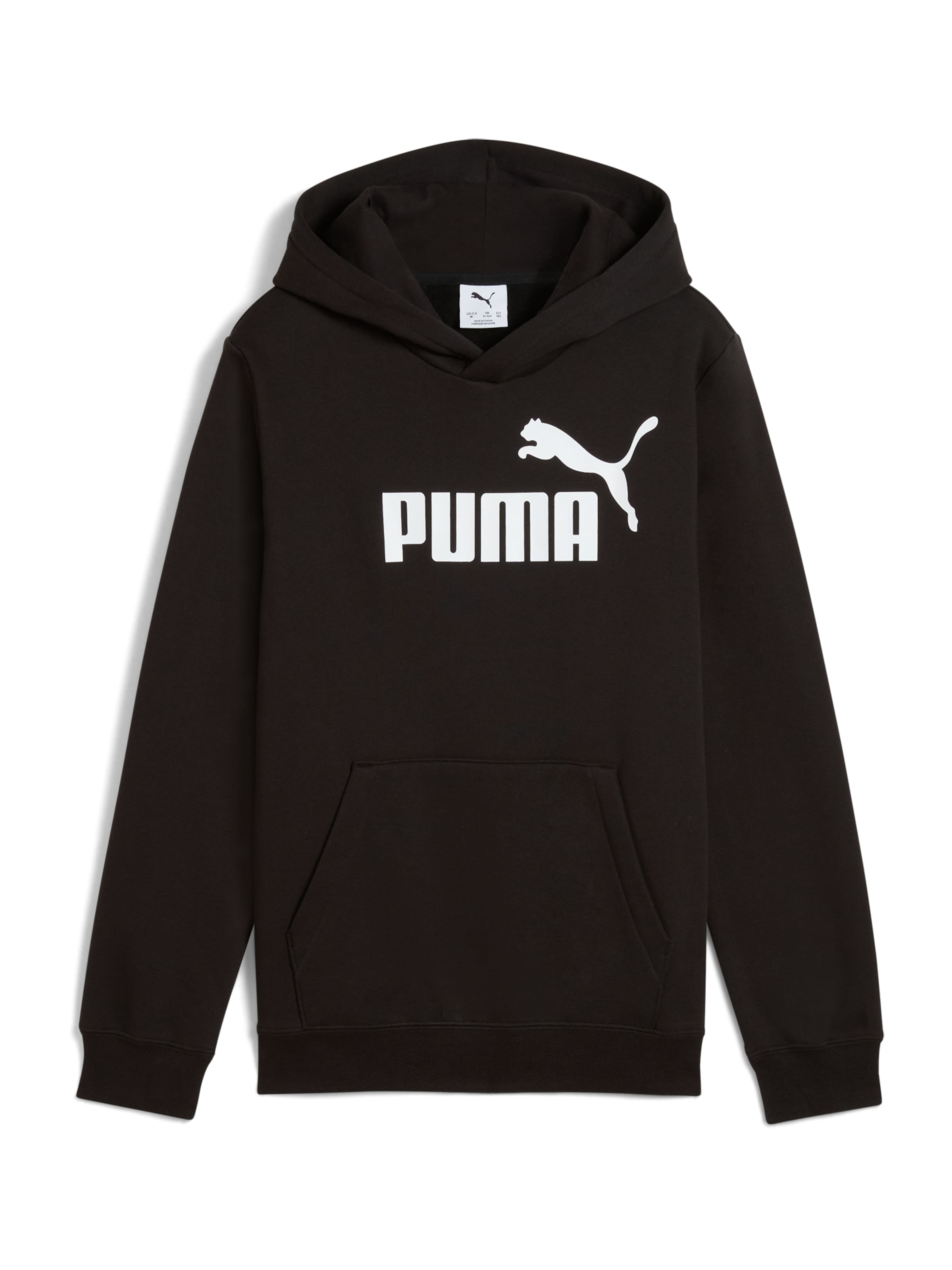 PUMA Свитшот 'ESS No. 1' в Черный: спереди