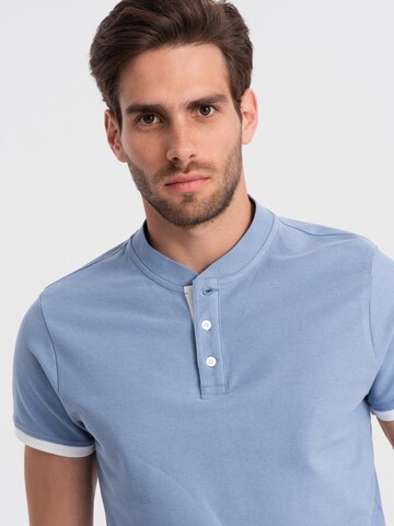 Ombre Shirt in Blauw