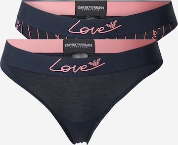 Emporio Armani Stringit värissä sininen: etupuoli