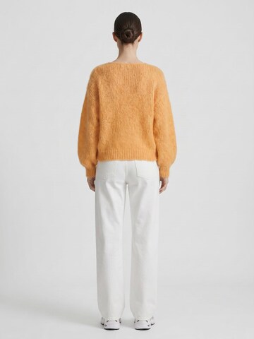 americandreams Oversizepullover 'Milana Mohair'‌‌‌‌‌ in Orange