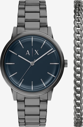 ARMANI EXCHANGE Schmuckset in Grau: Vorderseite
