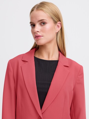 ICHI - Slimfit Blazer 'Lexi' en rosa