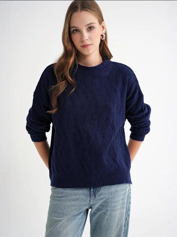 MixRay Pullover in Blau: Vorderseite
