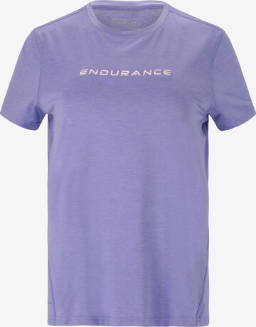 ENDURANCE Functioneel shirt 'Wange' in Lila: voorkant