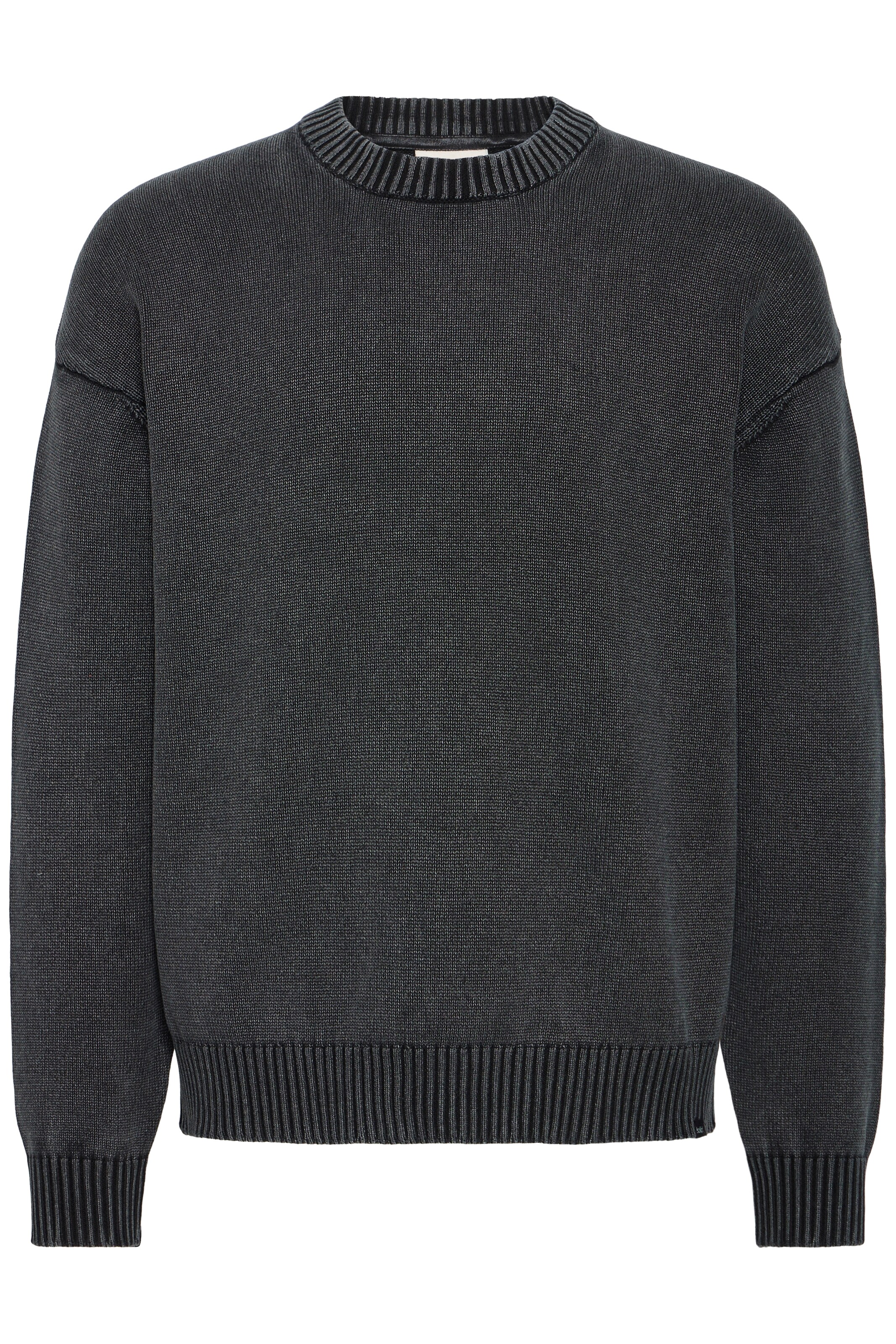 !Solid Pullover 'SDWRIGHT' i sort: forside