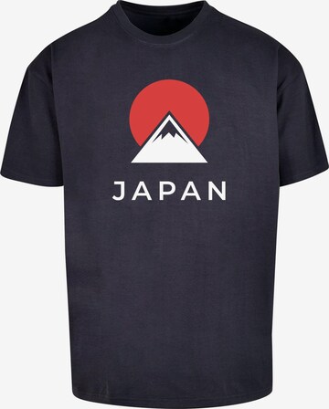 Maglietta 'Japan' di Merchcode in blu: frontale