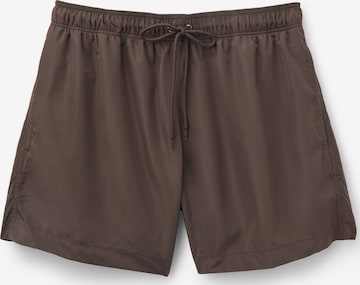 Tezenis Board Shorts in Brown: front