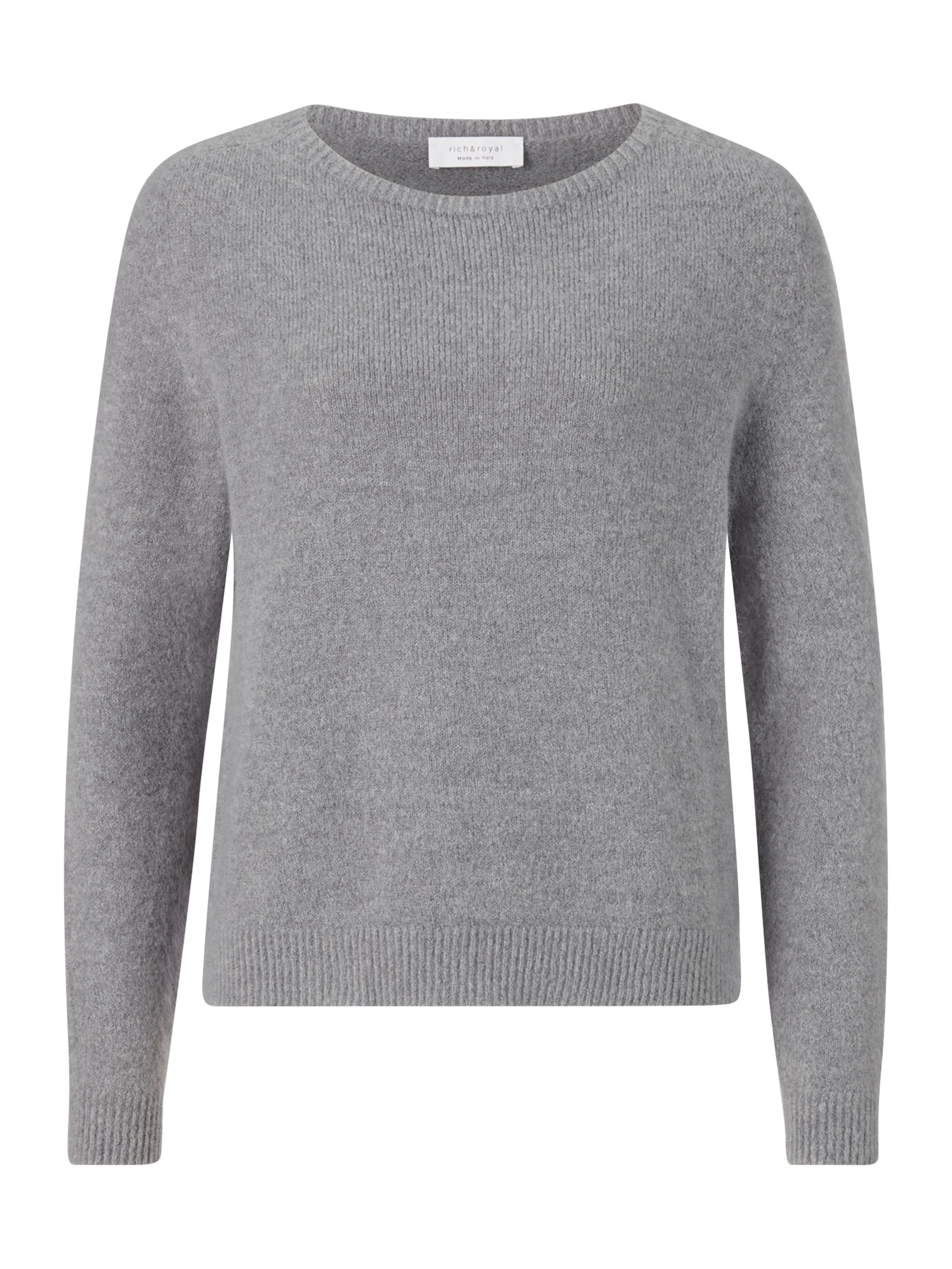 Rich & Royal Свитер в Серый: спереди
