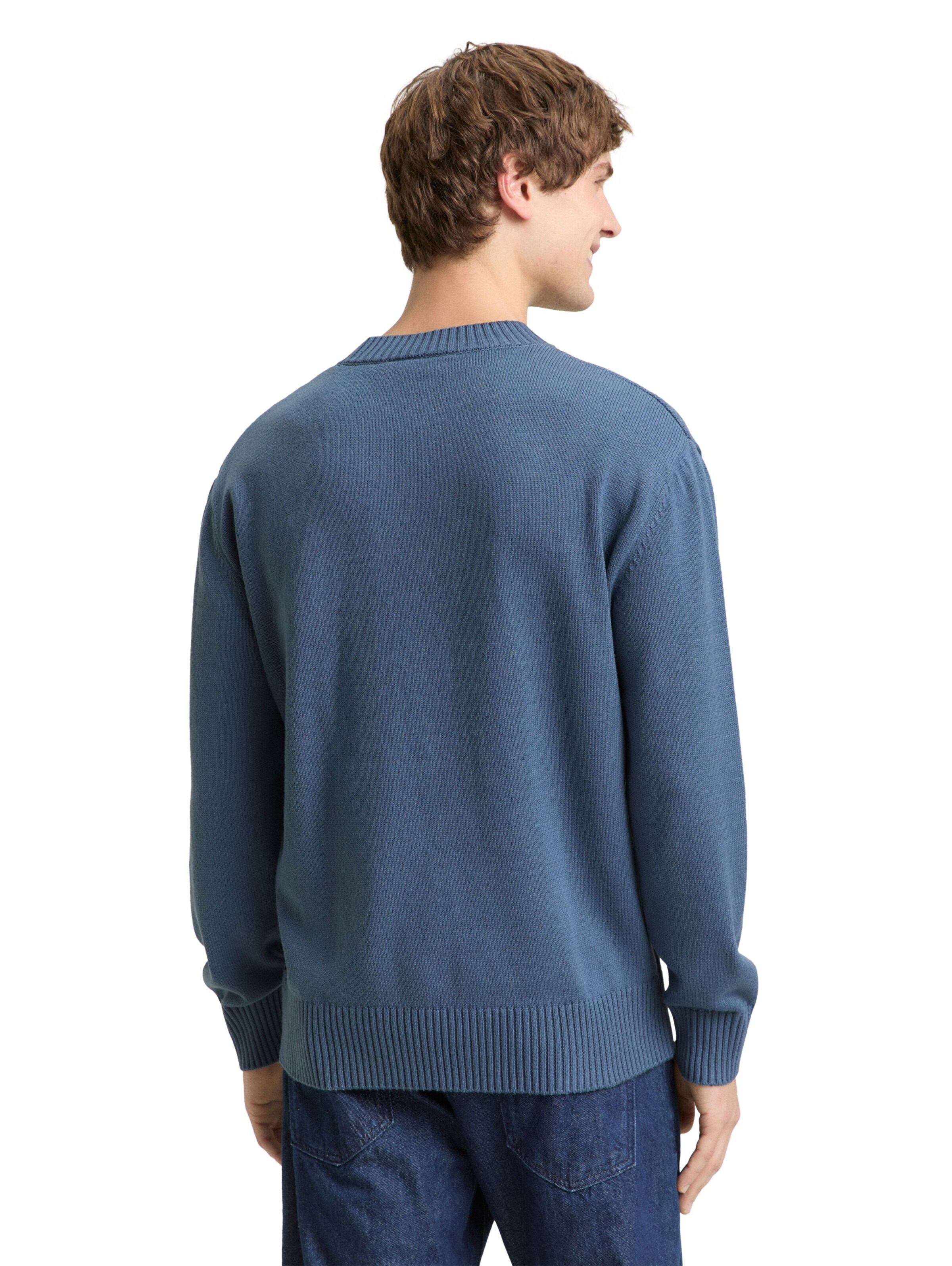TOM TAILOR DENIM Sweater in Blue